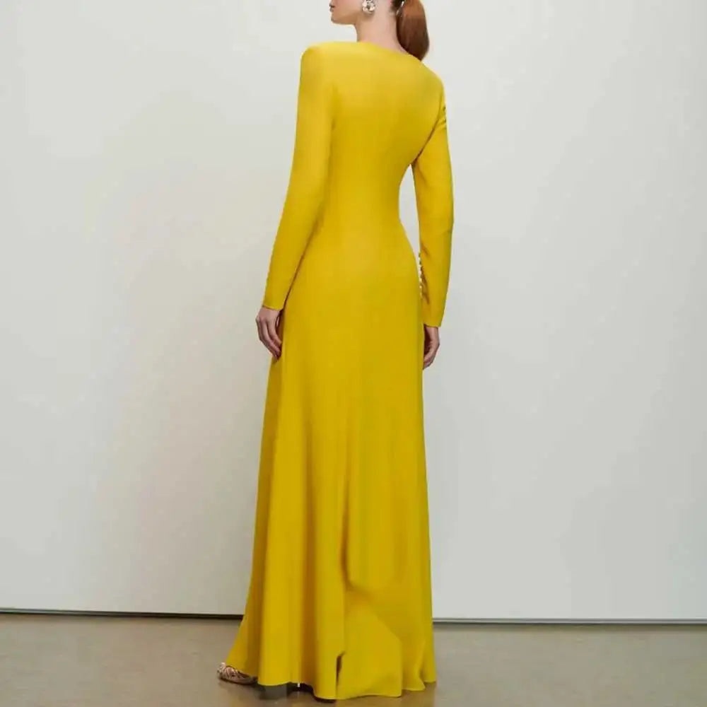Elegant Floor-Length A-Line Cocktail Party Dress by Blue Dress