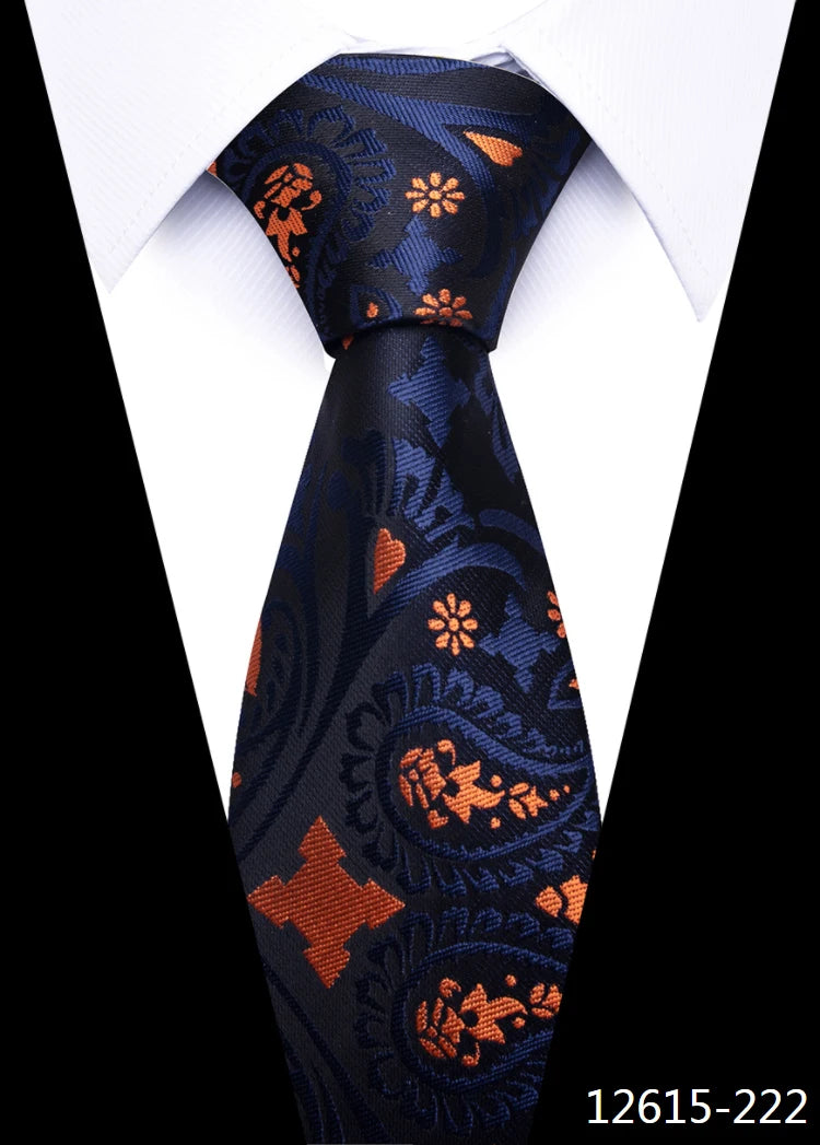 Dark Blue wedding Neck silk Tie 