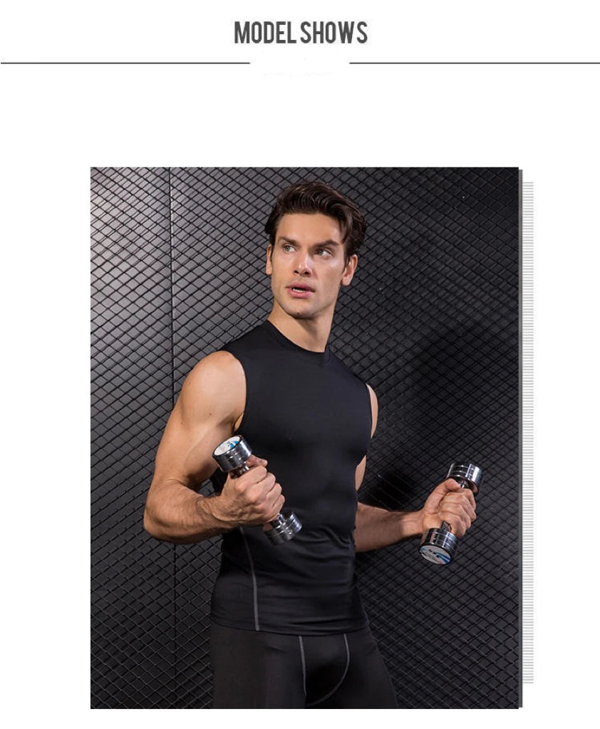 Chen Asta Men's Sports Tank Top - Polyester Spandex Running Shirt for Summer Travel & Fitness