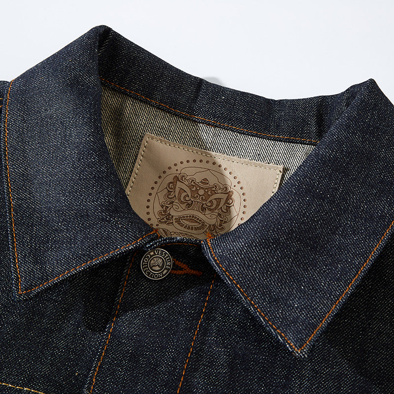 DOIYTTS Men's Casual Jacket - Spring/Autumn Polyester Outerwear with Pockets