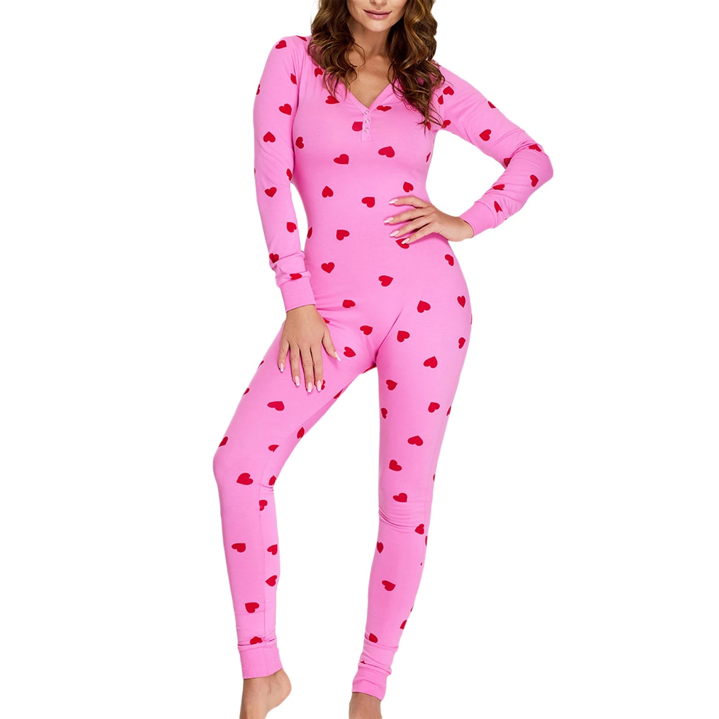 NoEnName_Null Women's Winter Solid Polyester Long Sleeve Round Neck Top