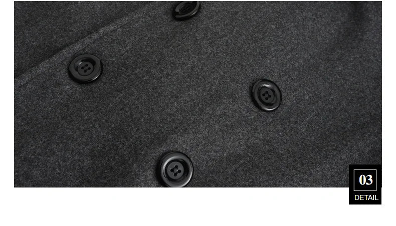 Men's Slim Fit Woolen Coat – Stylish & Affordable Winter Wear