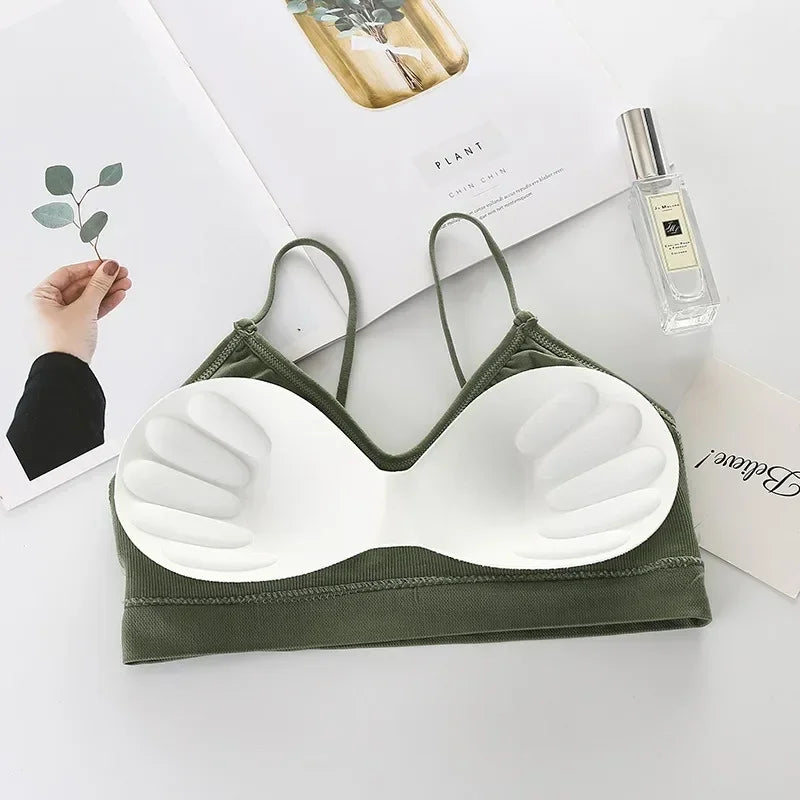 Bra push-up, unlined 