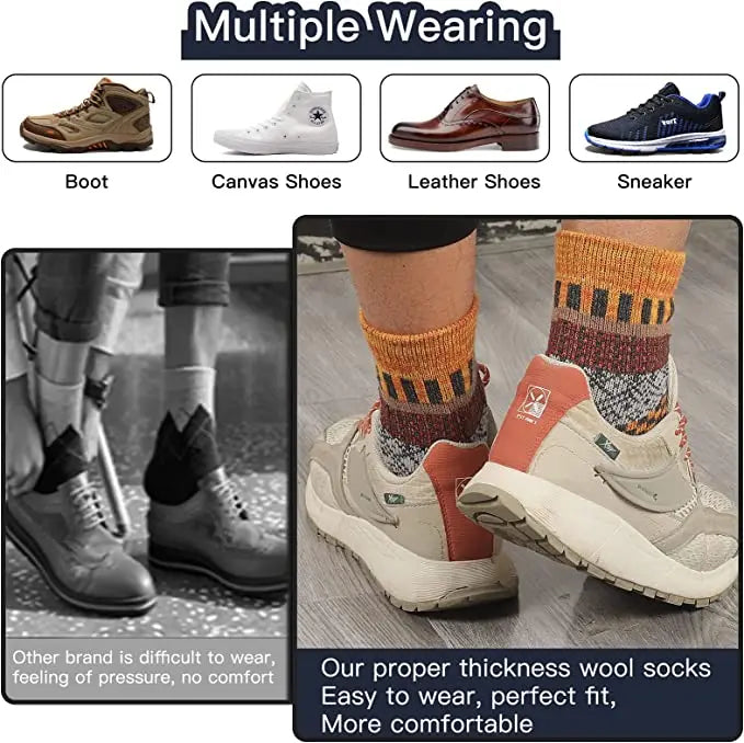 NoEnName_Null Knee-High Socks for Men Soft, Comfortable Polyester Unisex Hosiery