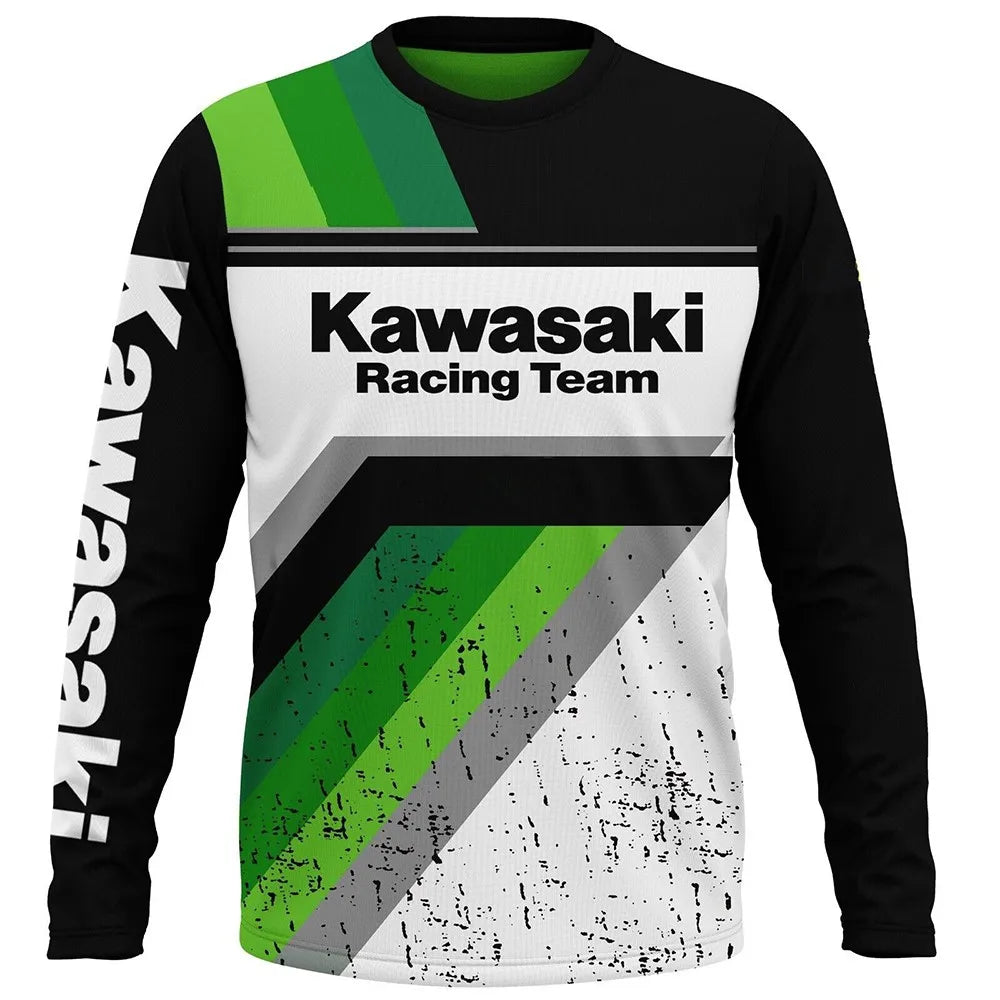 Kawasaki Unisex 100% Polyester Shirt – Comfortable & Durable for All Seasons