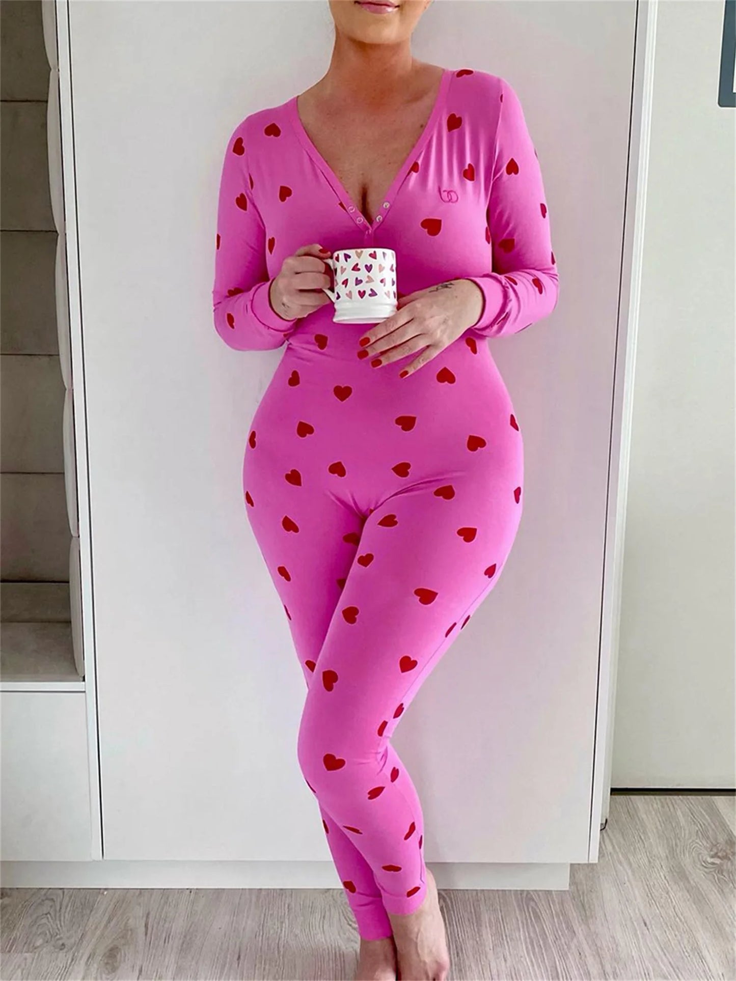 NoEnName_Null Women's Winter Solid Polyester Long Sleeve Round Neck Top