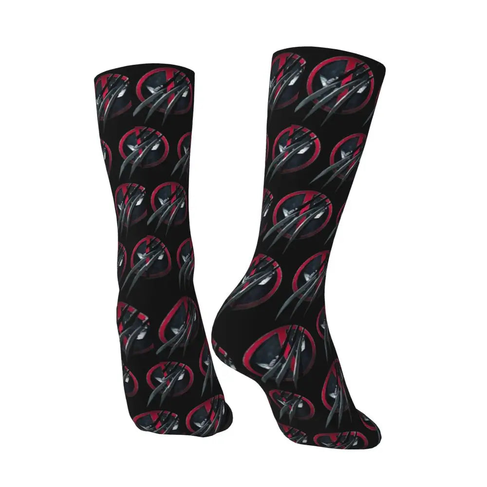 MINISO Deadpool Cosplay Socks - Unisex Movie & TV Accessories