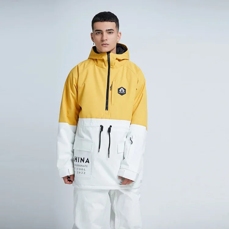 NoEnName_Null Men's Cotton-Filled Winter Jacket – Youthful Vitality for Autumn & Winter Travel