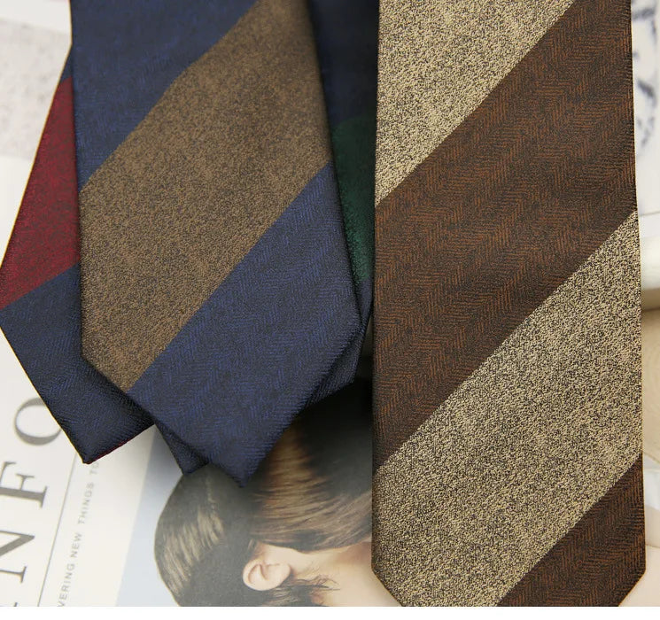 Title: Striped Polyester Neck Tie