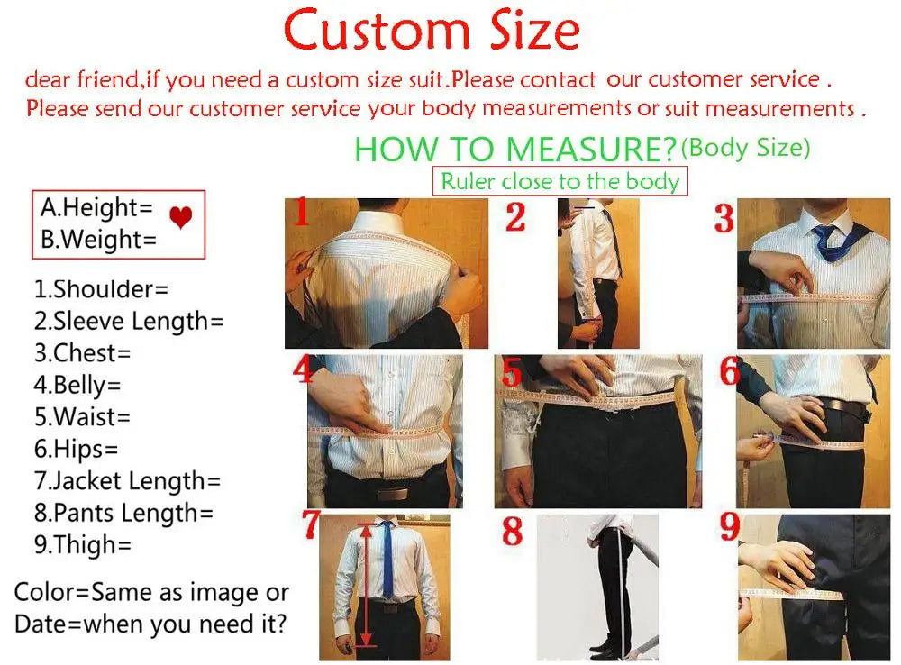 TPSAADE Men’s Smart Casual 2-Piece Suit – Stylish Wedding Jacket & Pant Set