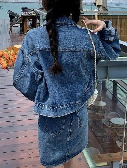 VXO Women's Mori Girl Style Denim Dress – Spring/Summer Collection