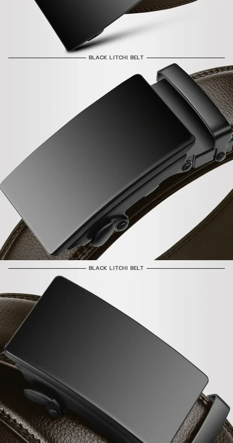 NoEnName_Null Fashion PU Belt for Men – Stylish, Durable, Adjustable Accessory