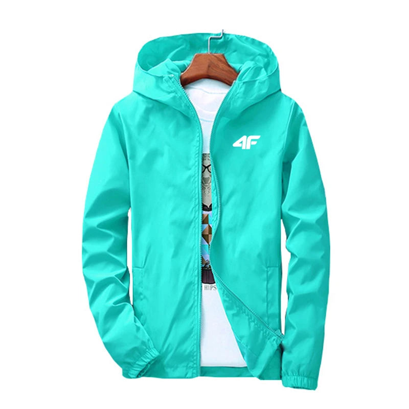 Kappa Men's Luxury Brand Windbreaker Jacket – Waterproof, Multi-Pocket, Casual Autumn & Winter Outerwear