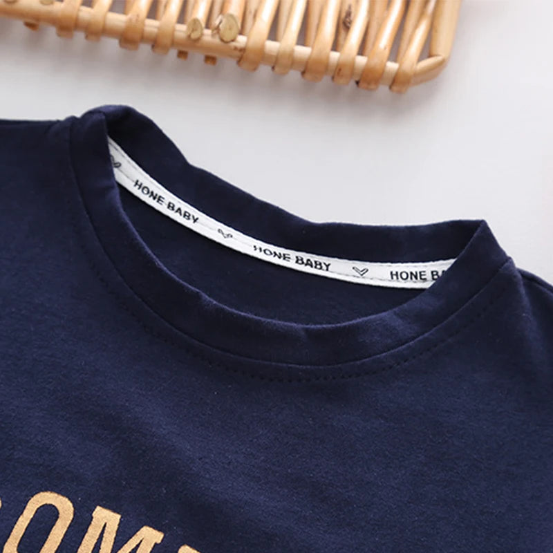 NoEnName_Null Summer Cartoon Cotton Set for Boys (1-3Y) – Sleeveless Pullover Outfit