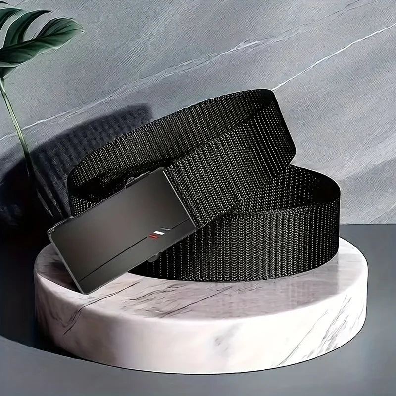 NoEnName_Null Fashion PU Belt for Men – Stylish, Durable, Adjustable Accessory