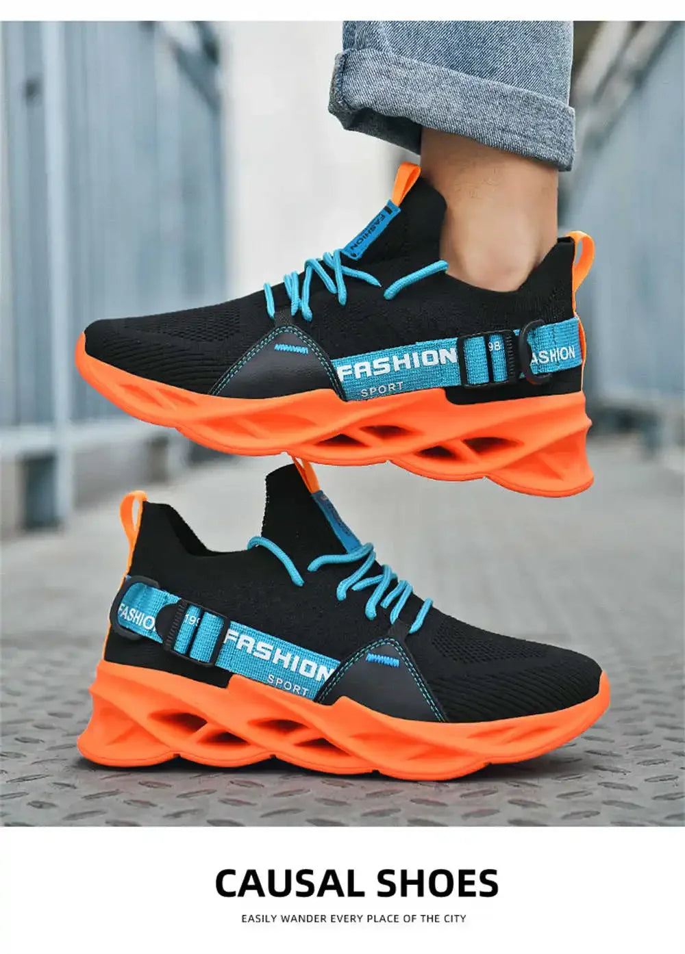 hundunsnake Breathable Mesh Lace-Up Casual Shoes for Men & Women – Lightweight & Non-Slip with Height Increase