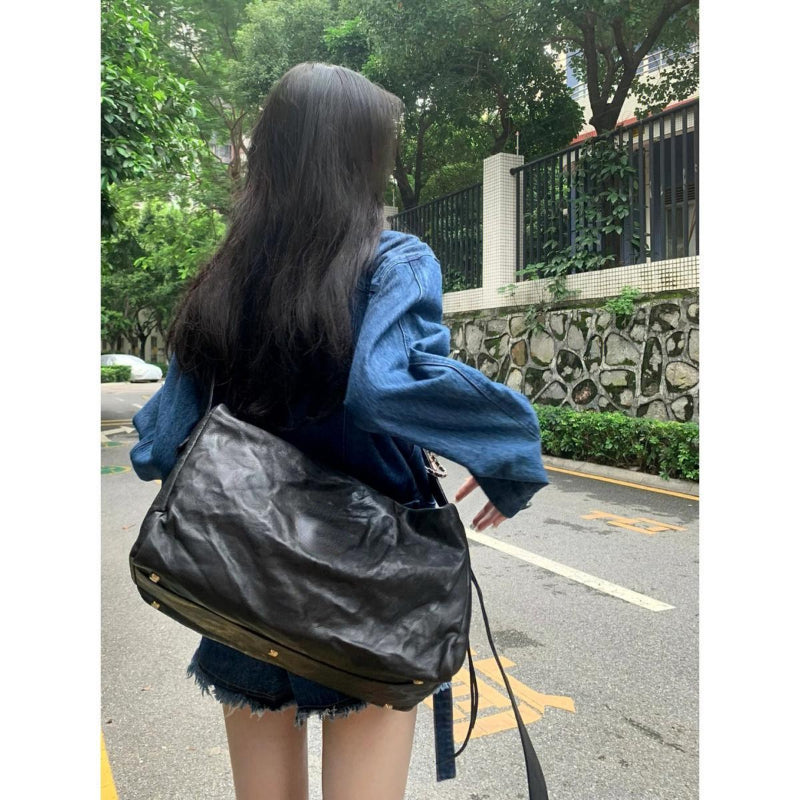 HIKIGAWA Women's Office Lady A-Line Dress – Pullover with Turn-Down Colla