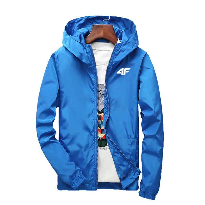 Kappa Men's Luxury Brand Windbreaker Jacket – Waterproof, Multi-Pocket, Casual Autumn & Winter Outerwear