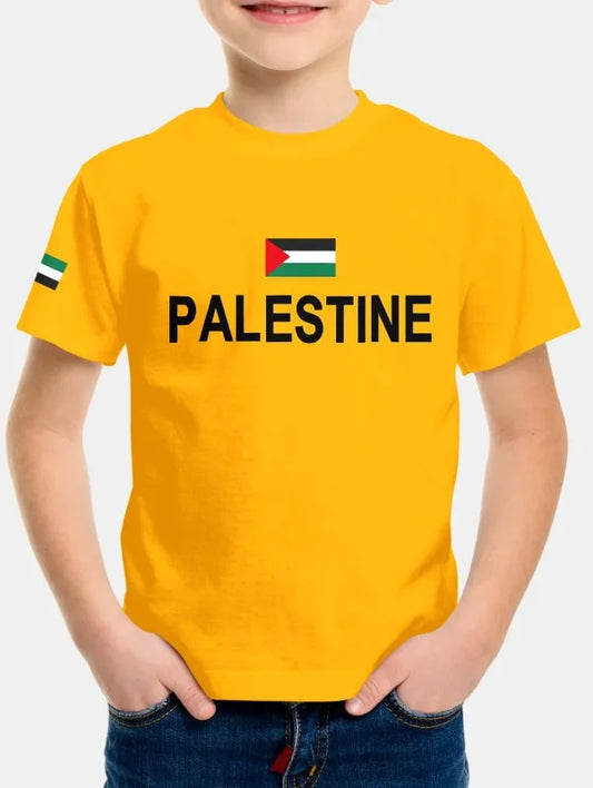 Stylish Printed Microfiber T-Shirt for Boys (Ages 7–13) – Lightweight Summer Tee