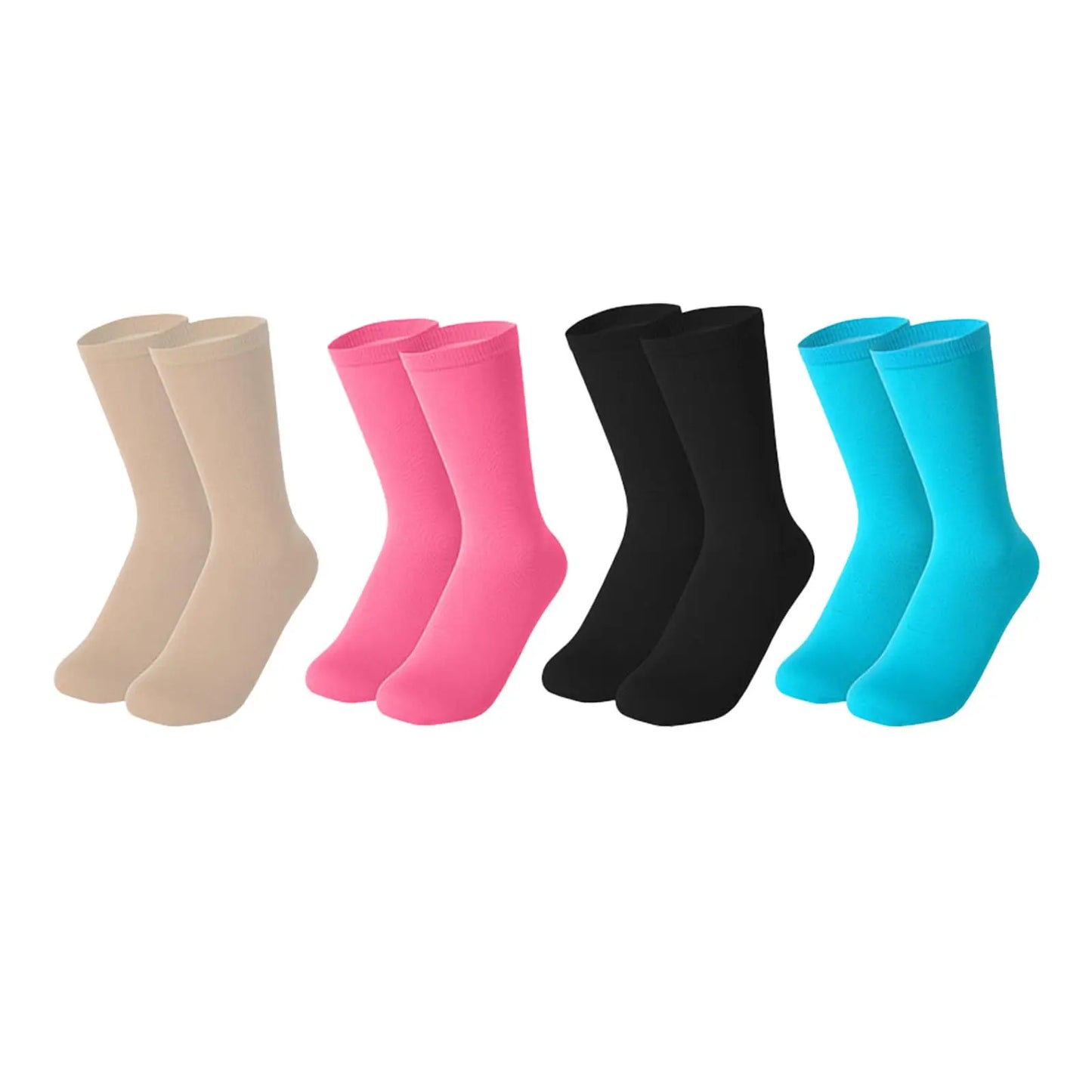 Ice Skating Socks – Soft, Breathable, Knee-High Cotton Socks for Adults, Kids, and Athletes