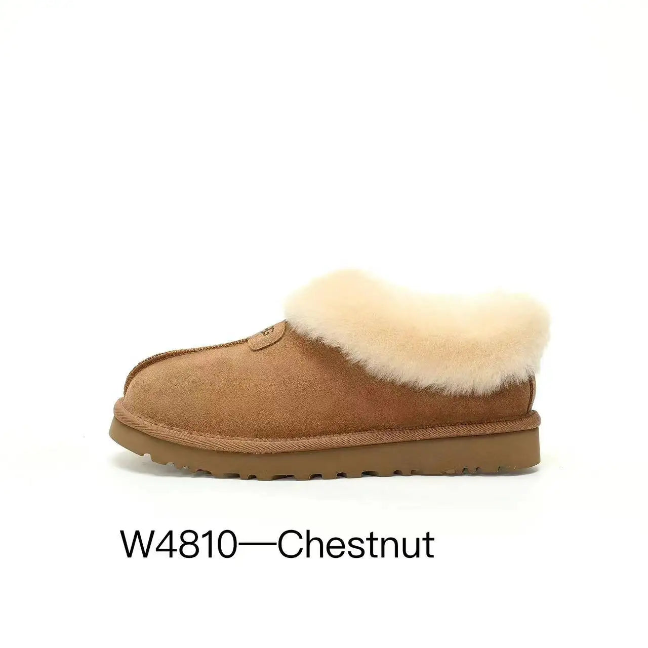 Derbies Women's Winter Fur-Lined Home Cotton Shoes - Waterproof Platform, Sheepskin Insole, Solid Color, Comfortable & Cozy