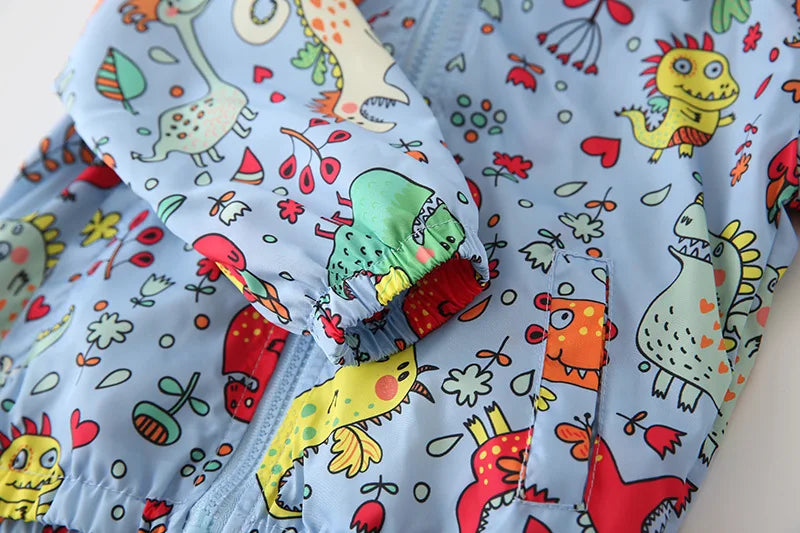 Children cartoon Sport Jacket Long Sleeve Hoodie Zipper New Spring Autumn and winter Kids Outerwear