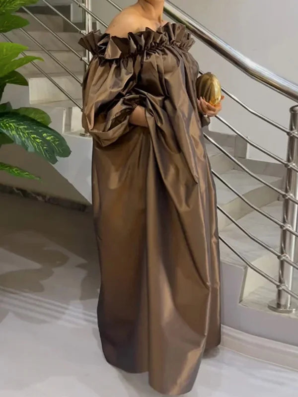 Elegant Strapless Floor-Length Dress for Women – Casual Spring/Summer Collection by UOOZEE