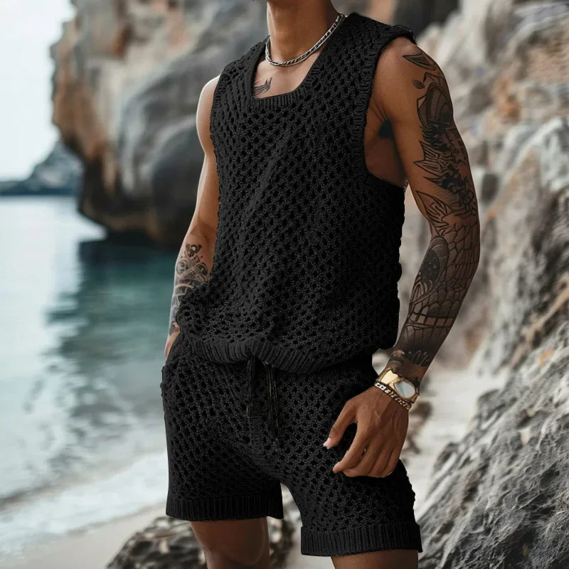 Benefit Mankind Men’s Casual Sleeveless Polyester Summer Tank Top