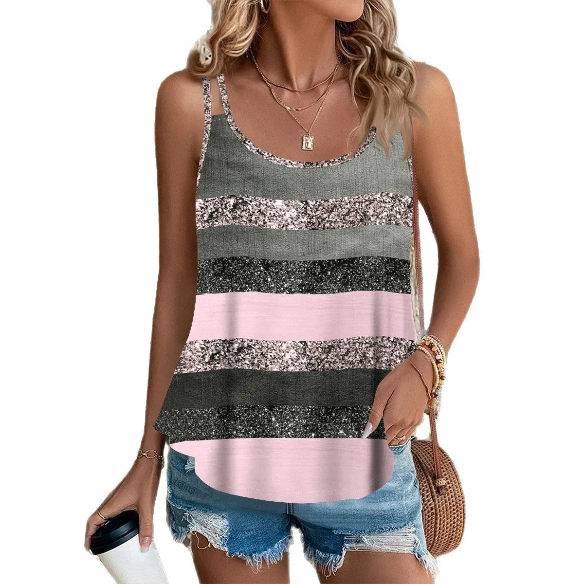 Boho Style Summer Knit Dress – Printed, High Stretch, Lightweight & Comfortable