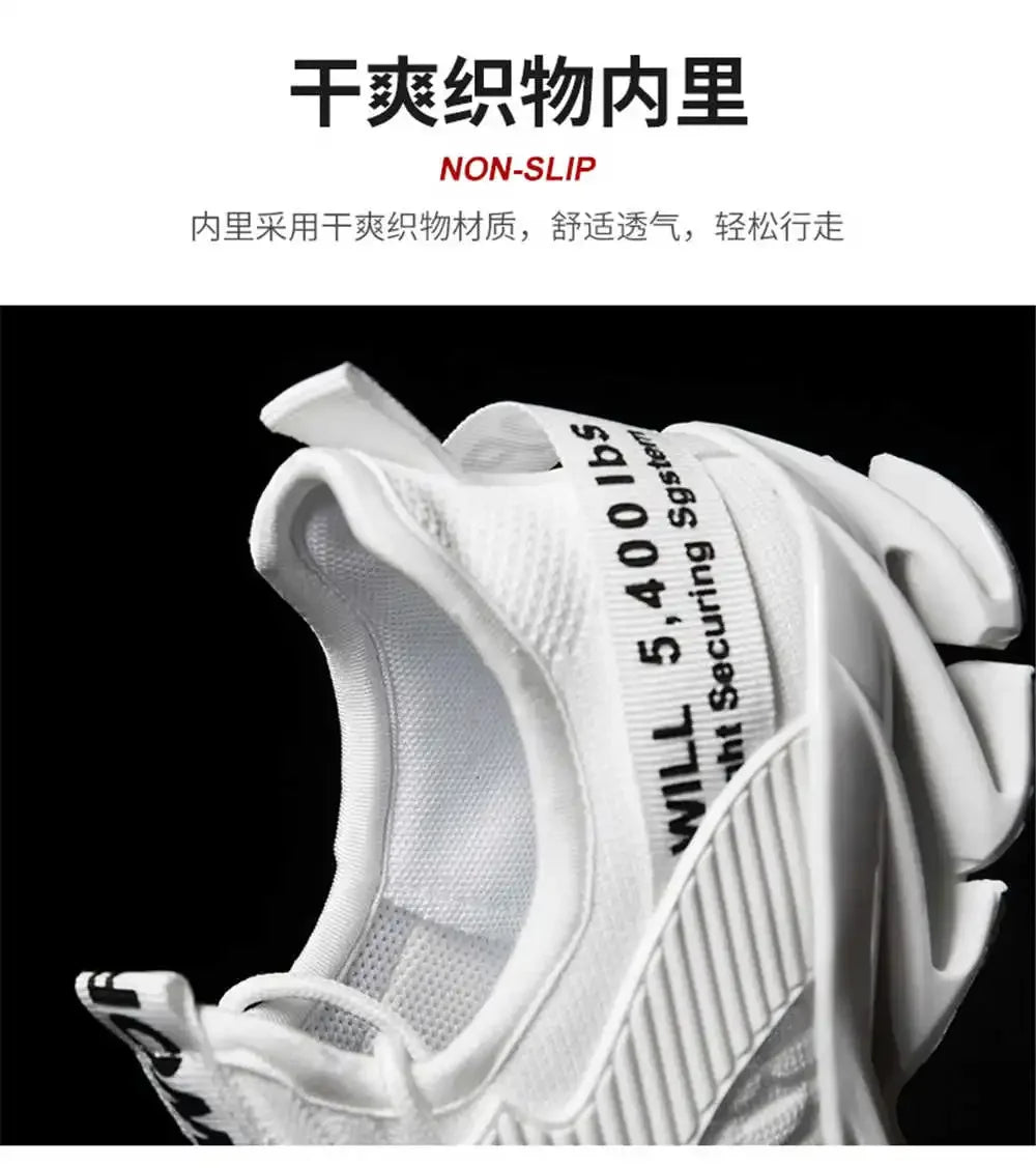 Hundunsnake Men's Breathable Mesh Lace-Up Sports Loafers - Stylish & Comfortable Casual Shoes