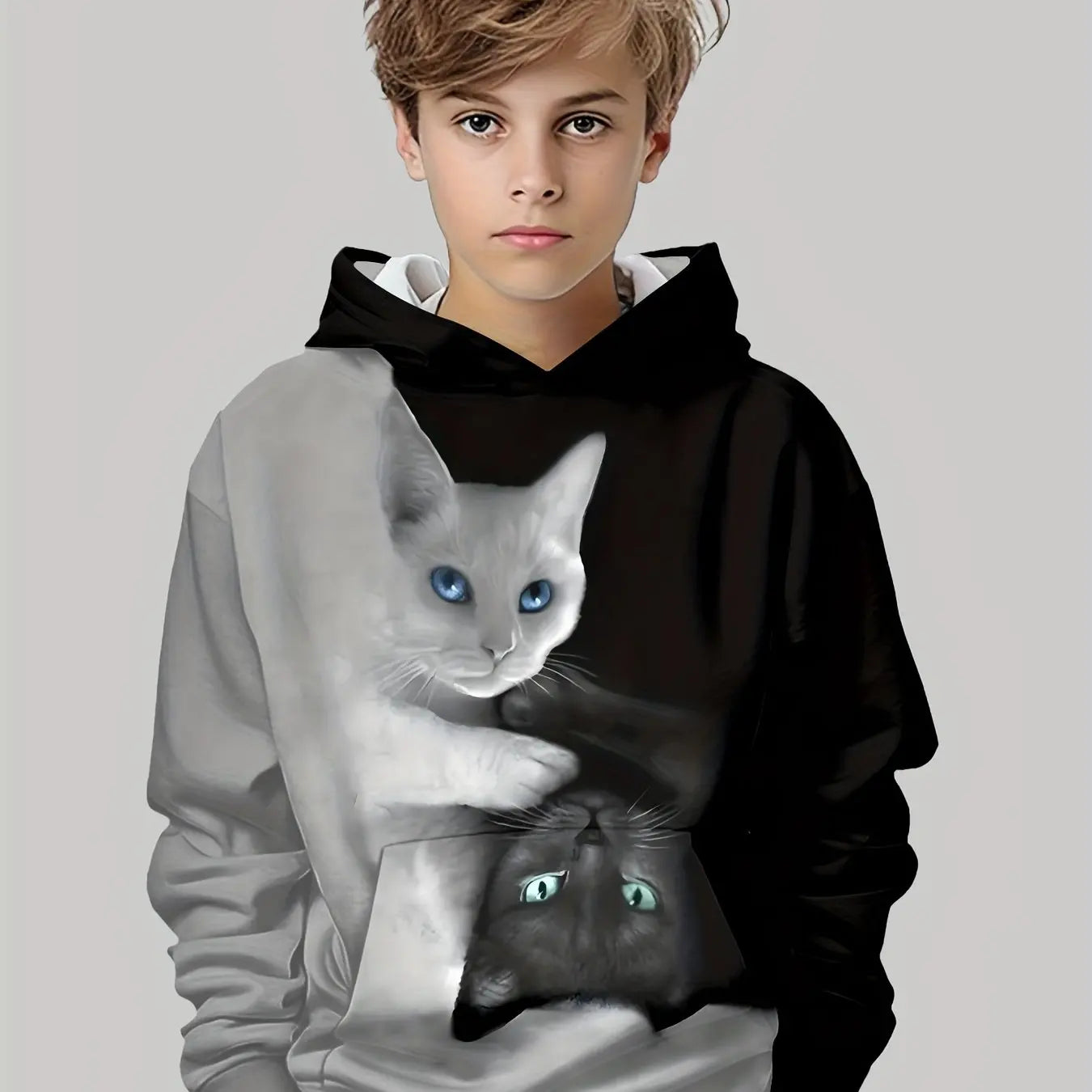 Colorful Cartoon Print Kids Sweatshirt – Casual Pullover for Boys & Girls (Ages 3–12)