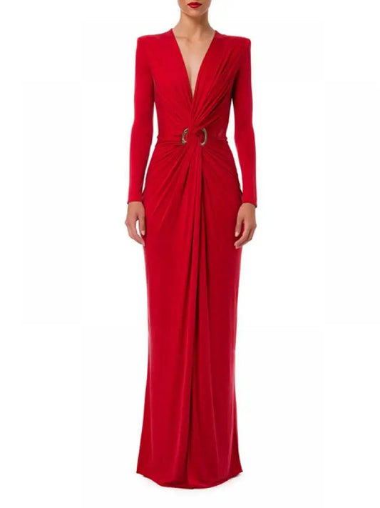 UOOZEE Women's A-Line Ankle-Length Dress