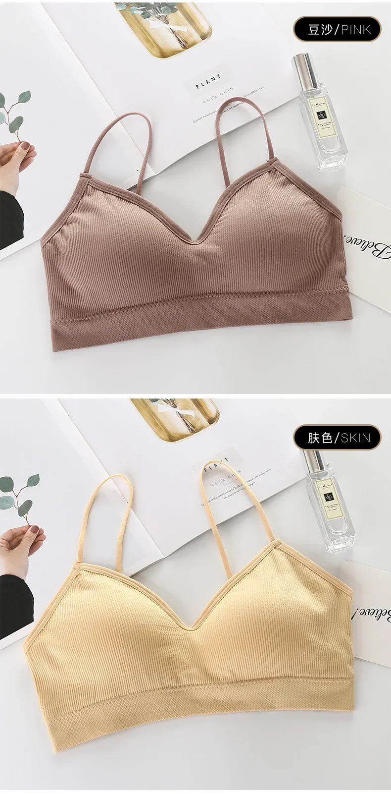 Bra push-up, unlined 
