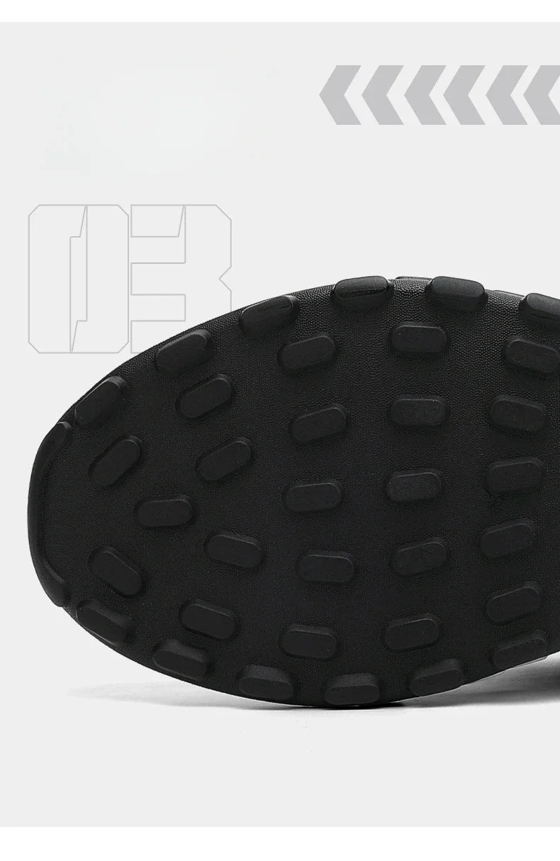 NoEnName_Null Men's Casual Lace-Up Shoes - Winter-Ready Leather Sneakers