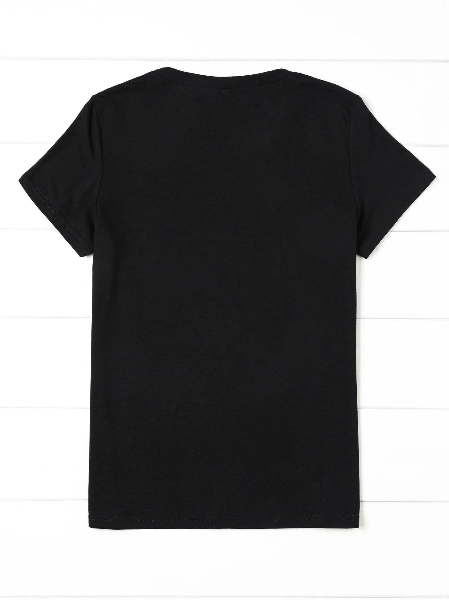 Casual Letter Print T-shirt-Comfortable & Stylish Top for Spring/Summer