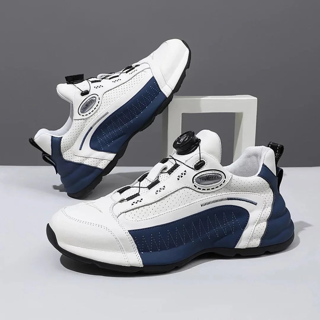 SBIP Microfibre Patchwork Button-Closure Casual Shoes - Stylish Comfort for Spring & Autumn