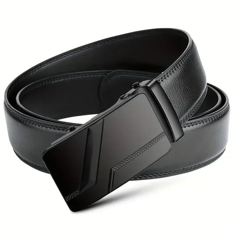 NoEnName_Null Fashion PU Belt for Men – Stylish, Durable, Adjustable Accessory