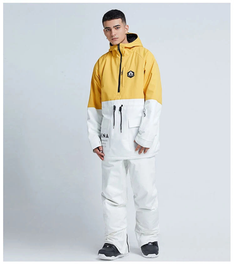 NoEnName_Null Men's Cotton-Filled Winter Jacket – Youthful Vitality for Autumn & Winter Travel