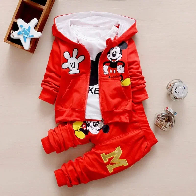 Disney Unisex Baby and Toddler Mickey Mouse Clothing Set – Perfect for Autumn & Spring (Ages 0-6Y)