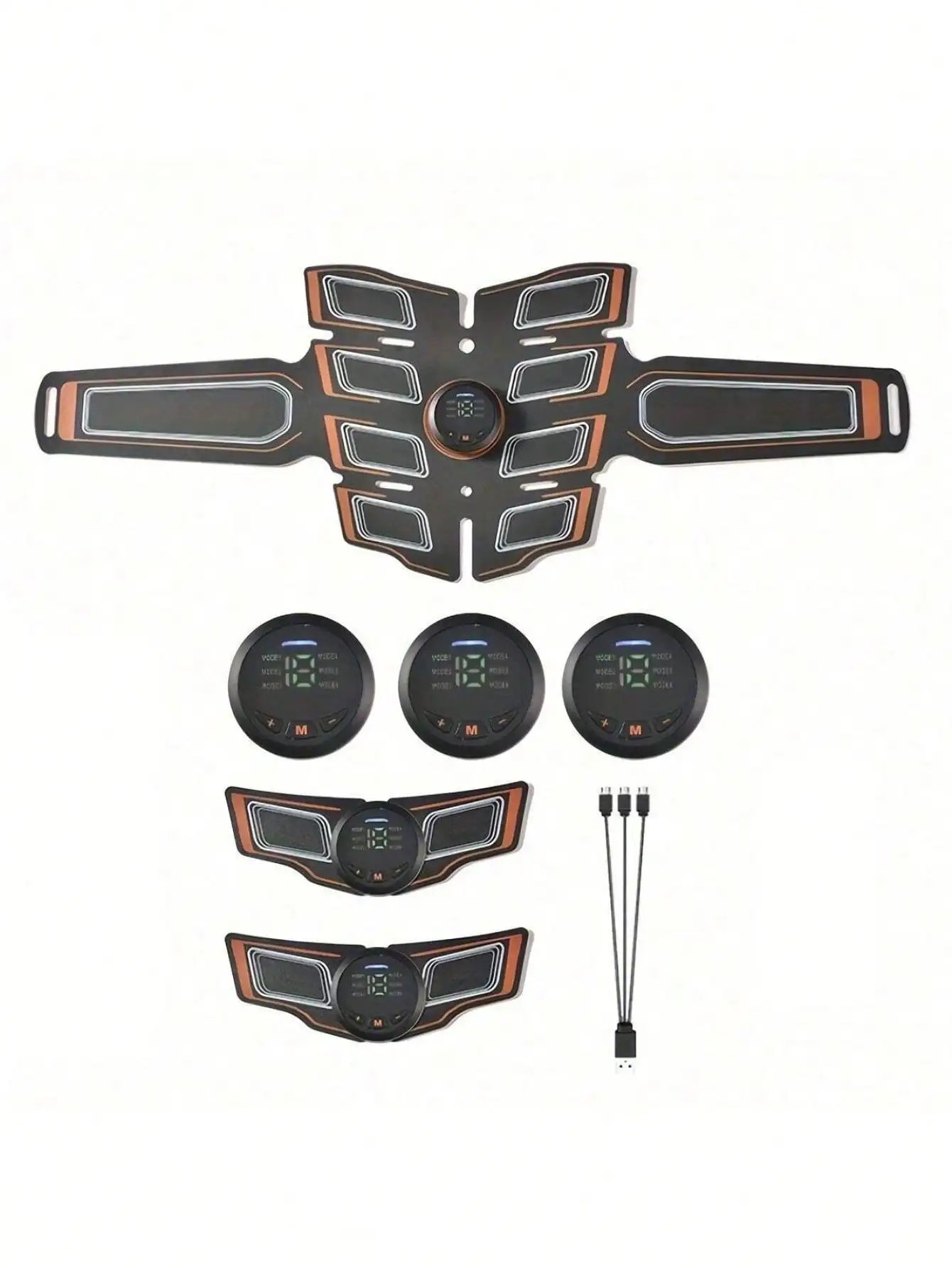 Rechargeable Abdominal Muscle Trainer, Muscle Strengthening Equipment/Ultimate Home Exercise Essential For Both Men And Women