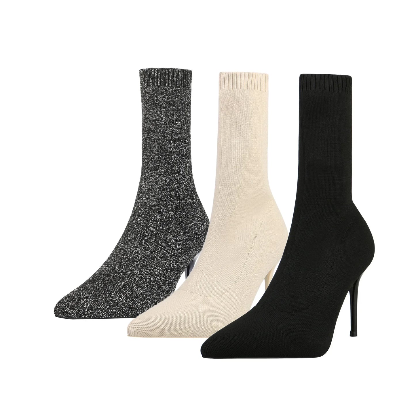YBQJOO Women's Chelsea Boots – Pointed Toe, Ultra-High Heel, Sexy and Stylish Winter Footwear