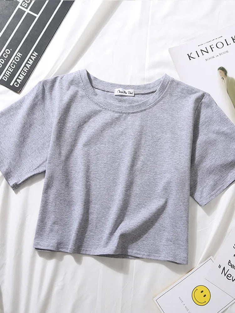 Women's Casual O-Neck Loose Fit Short Sleeve Tee – Summer 2025 | Dozw