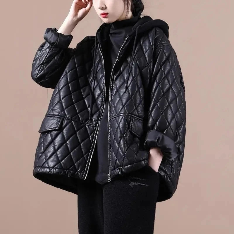 :Premium Women’s Hooded Cotton-Polyester Jacket – Stylish, Warm & Affordabl