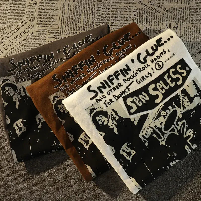 Patterned Casual T-Shirt for Middle-Aged Women & Men – Summer Collection, O-Neck, Regular Fit