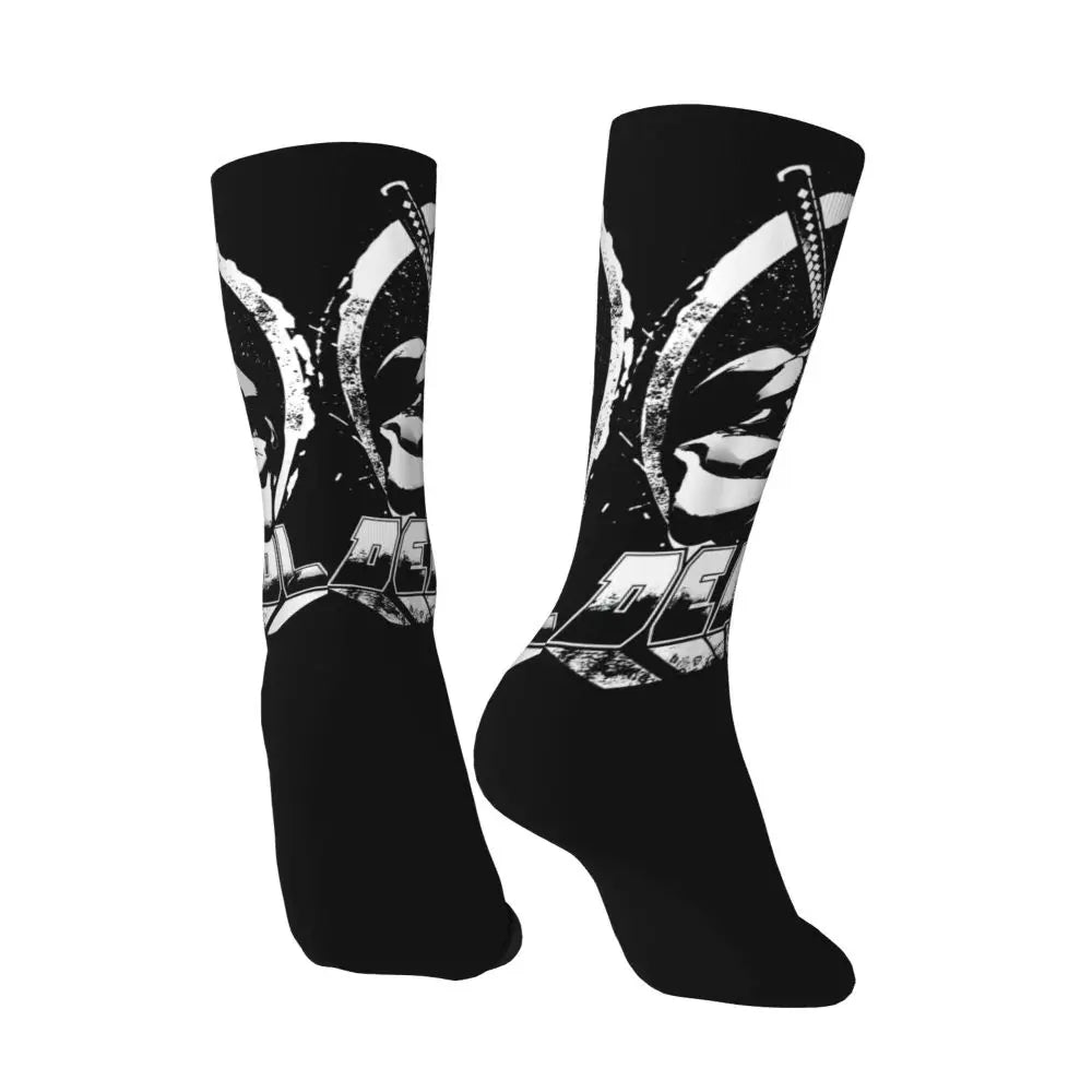 MINISO Deadpool Cosplay Socks - Unisex Movie & TV Accessories