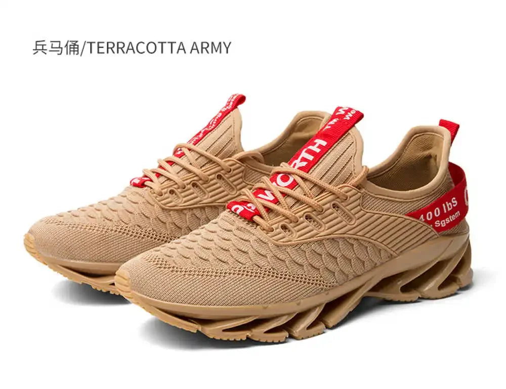 Hundunsnake Men's Breathable Mesh Lace-Up Sports Loafers - Stylish & Comfortable Casual Shoes