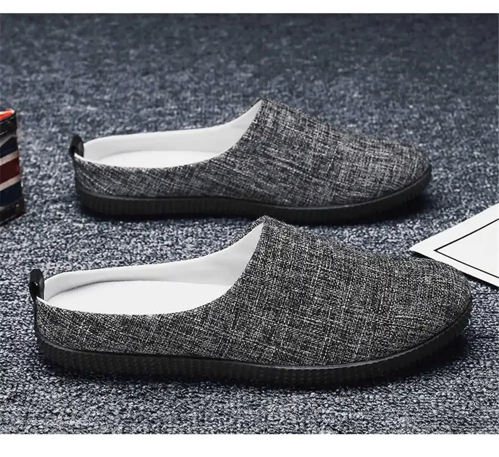 Canvass Laceless Designer Luxury Shoes Men Casual Outdoor Men's  Sneakers
