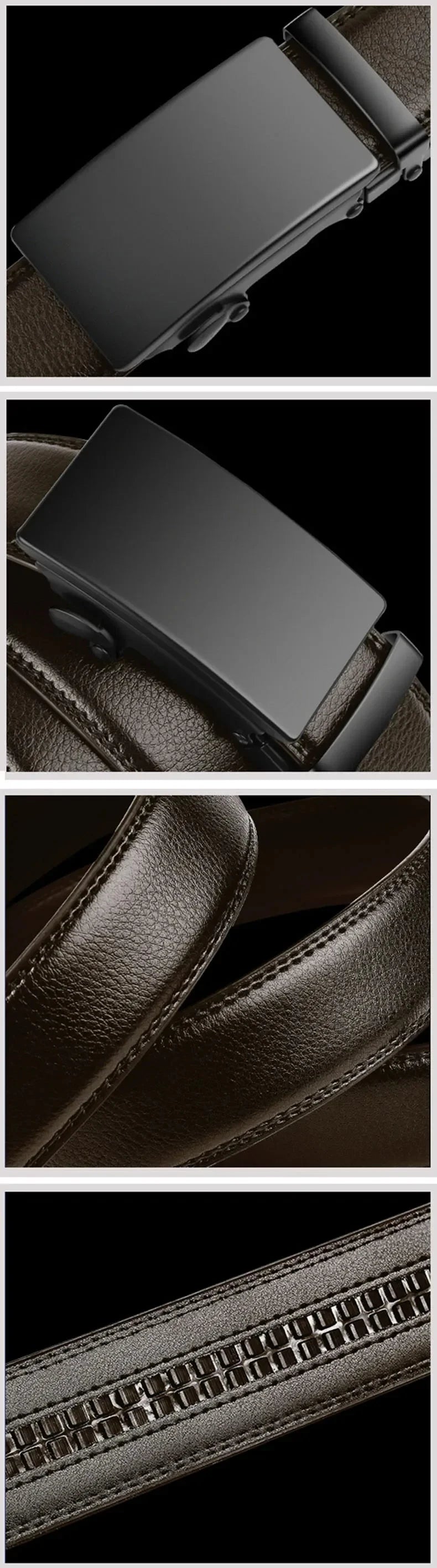 NoEnName_Null Fashion PU Belt for Men – Stylish, Durable, Adjustable Accessory