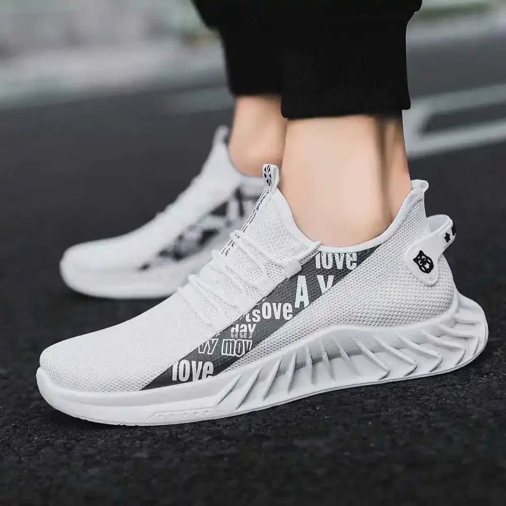 Title: Meinianguan Men's Breathable Mesh Casual Sneakers – Lace-Up & Height Increasing