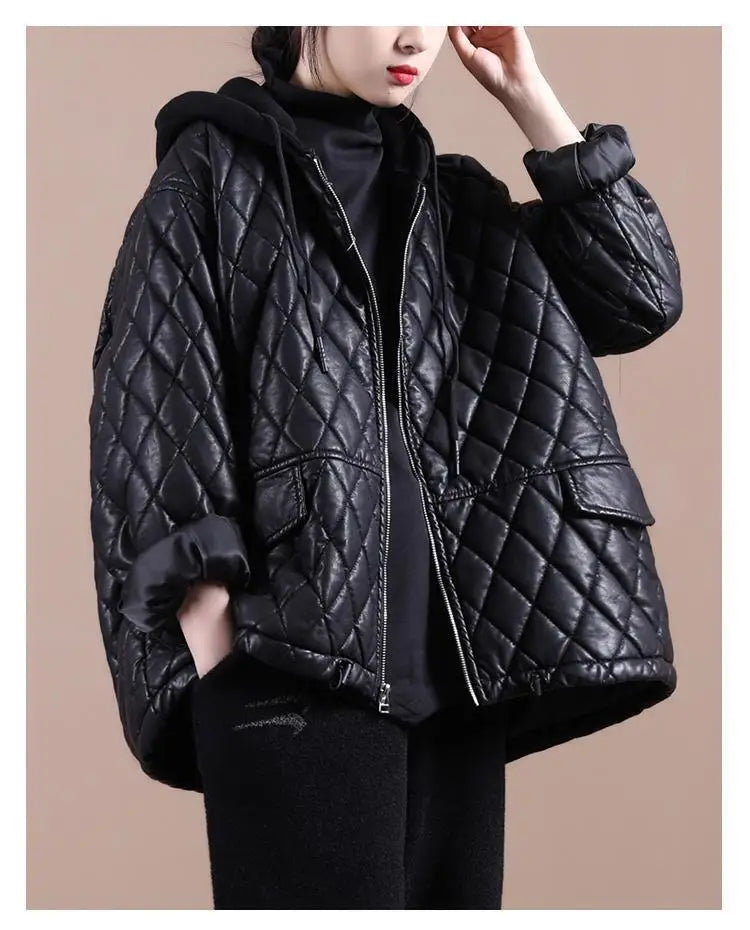 :Premium Women’s Hooded Cotton-Polyester Jacket – Stylish, Warm & Affordabl